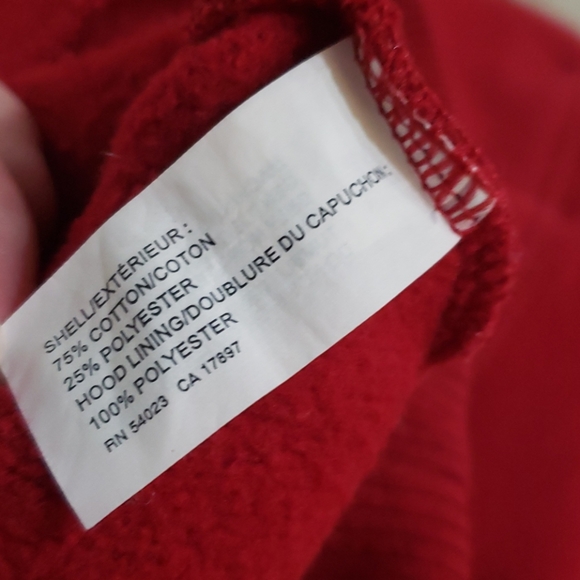 Gap red Sherpa hoodie - Picture 4 of 4
